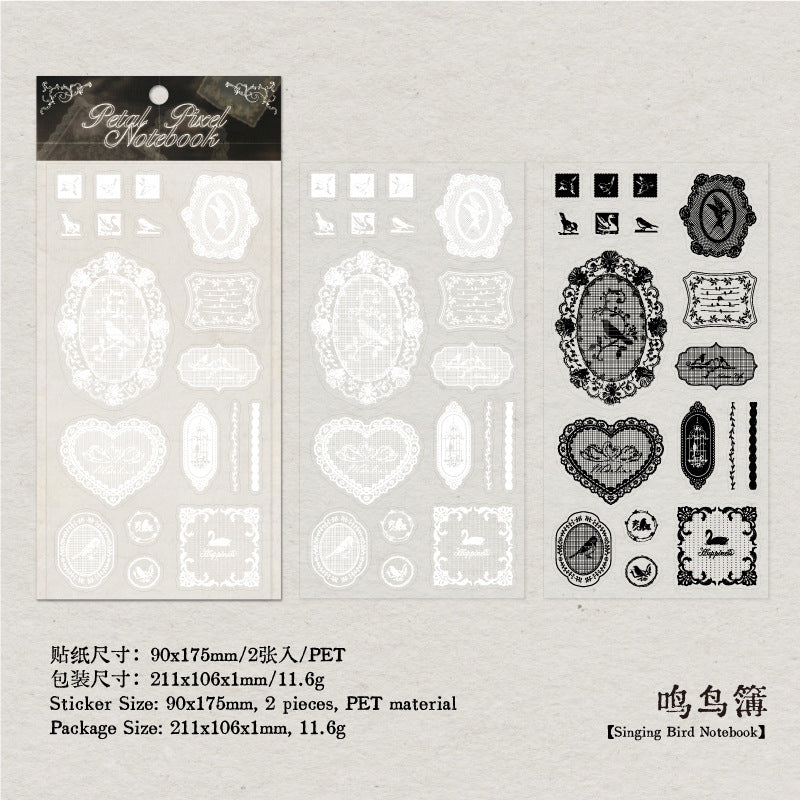 2sheets lace sticker pack(S26052903)