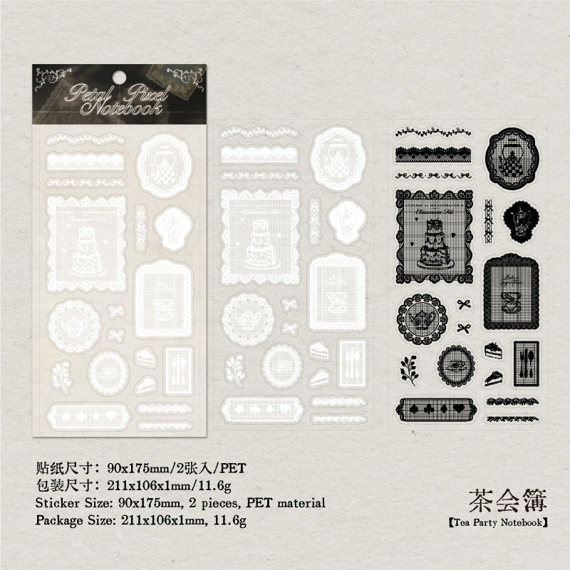 2sheets lace sticker pack(S26052903)