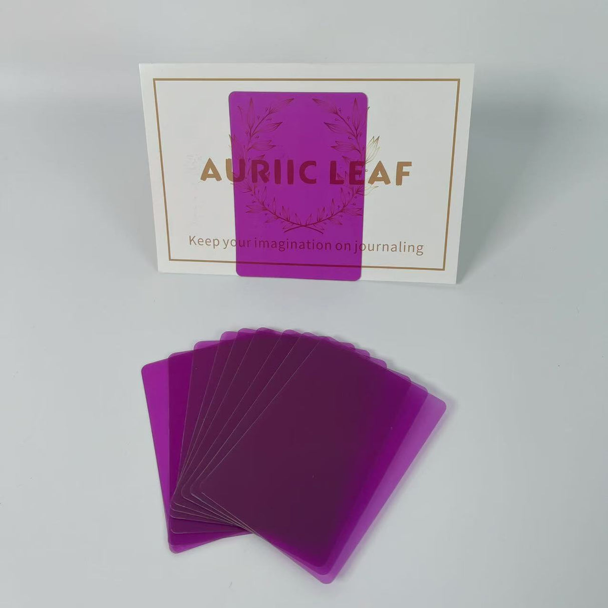 Colored clear ATC cards 1 pack of 20 pcs (A25072301)