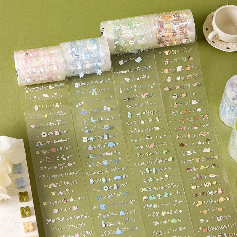 1 roll floral pre-cut PET-tape(T26060302)