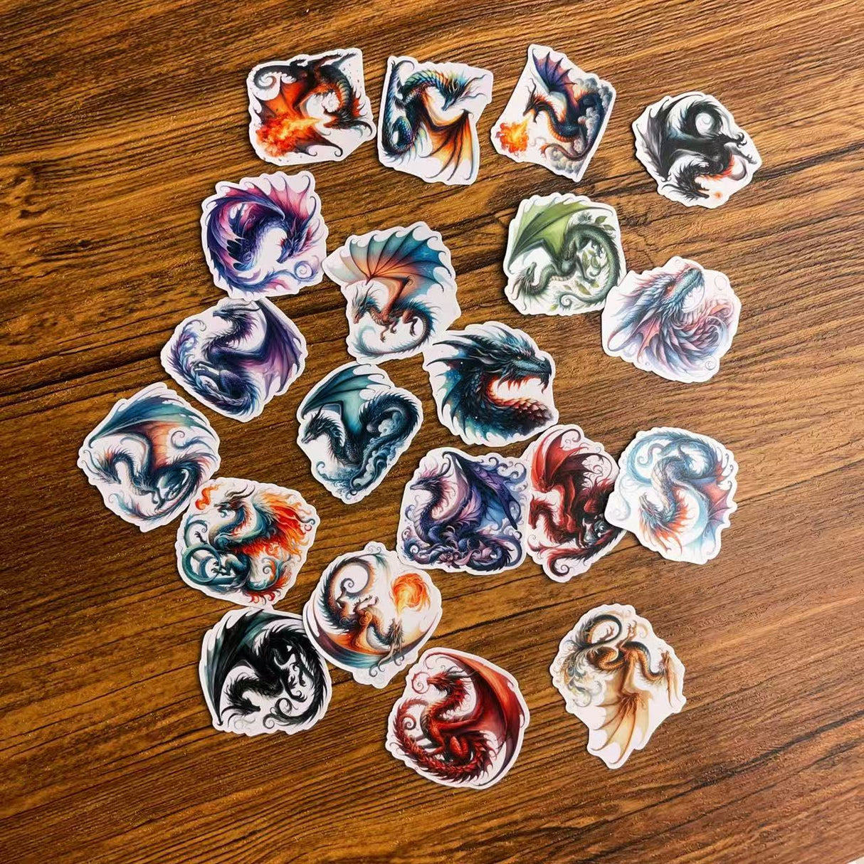20pcs dragon sticker (S26041301)