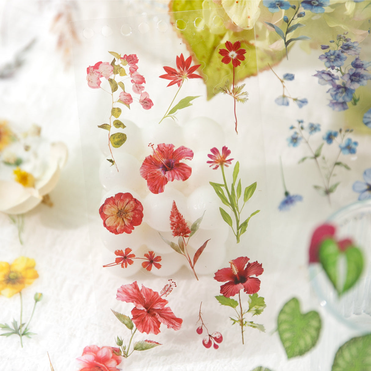 50sheets flower sticker book (TZB25051905)