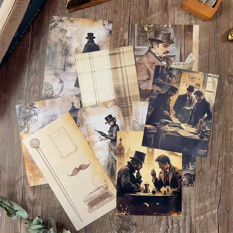 42pcs Detective sticker+paper pack (p25062803)