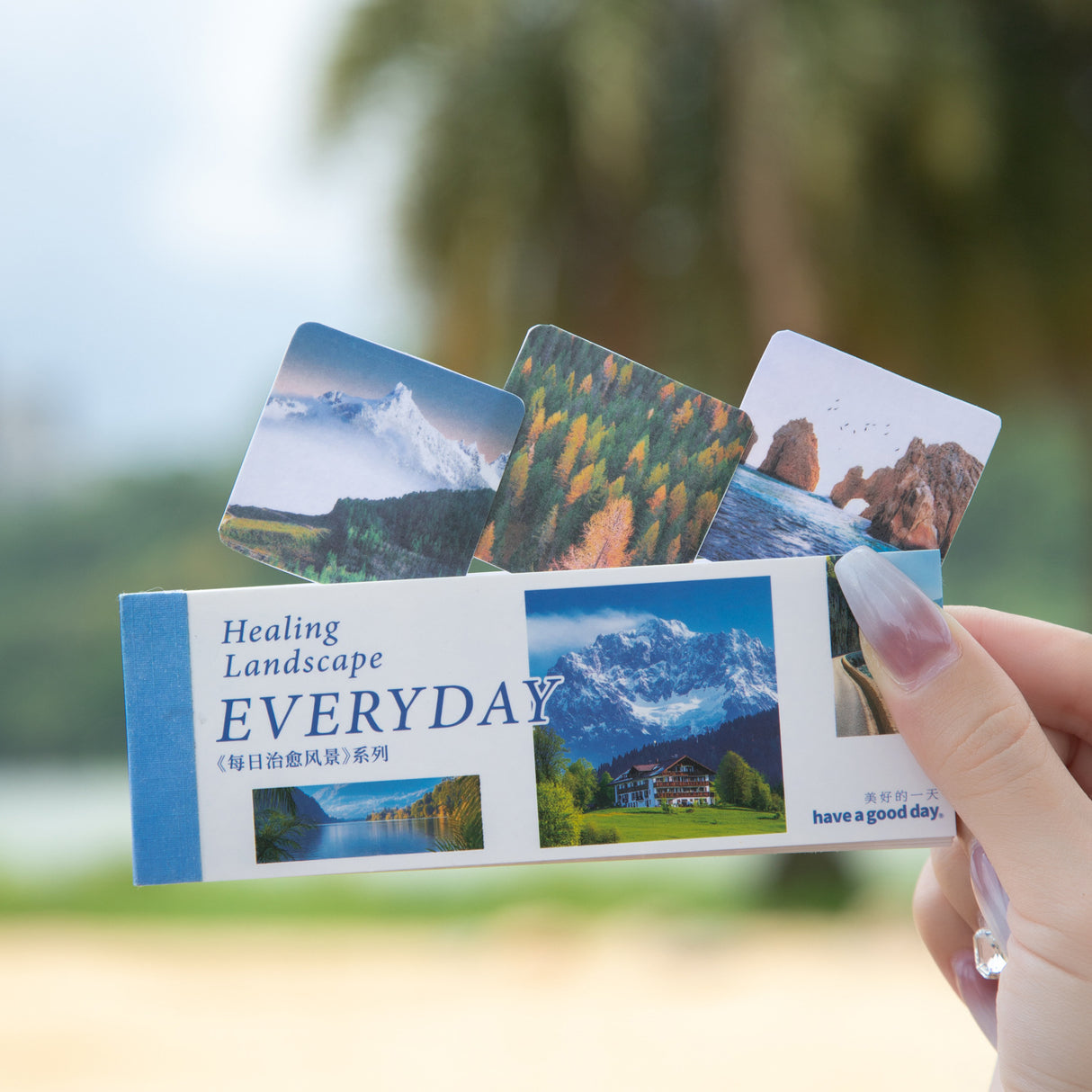 30pcs Landscape washi-sticker book (TZB25060601)