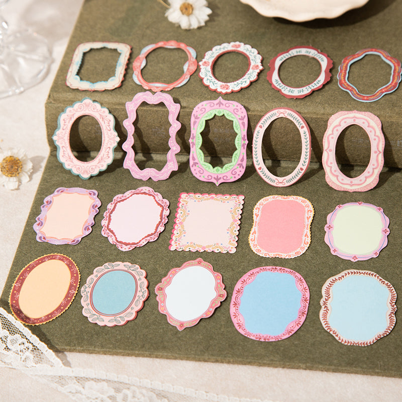 20pcs flora frame sticker pack(S26051410)