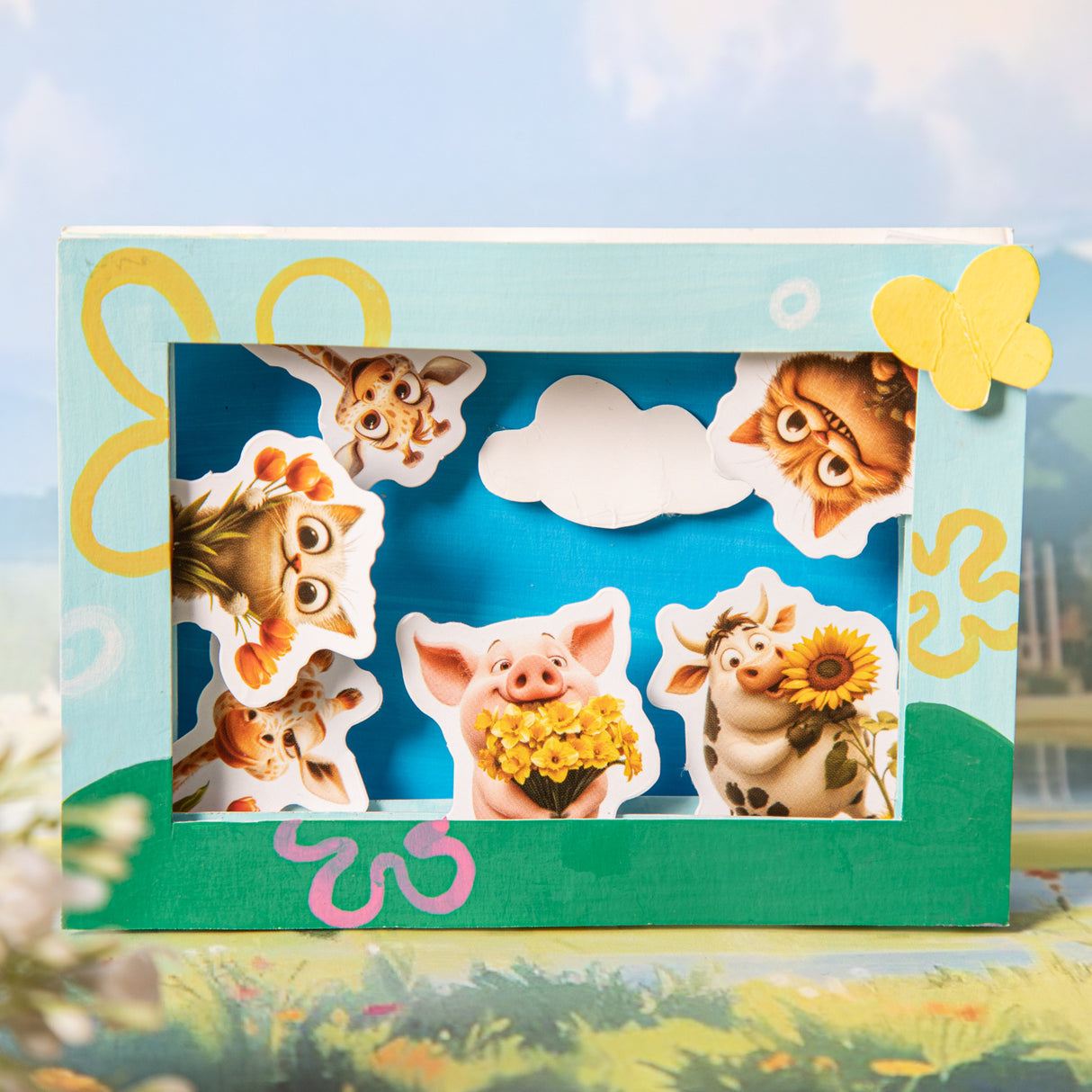 40pcs crazy zoo sticker pack (S25060708)