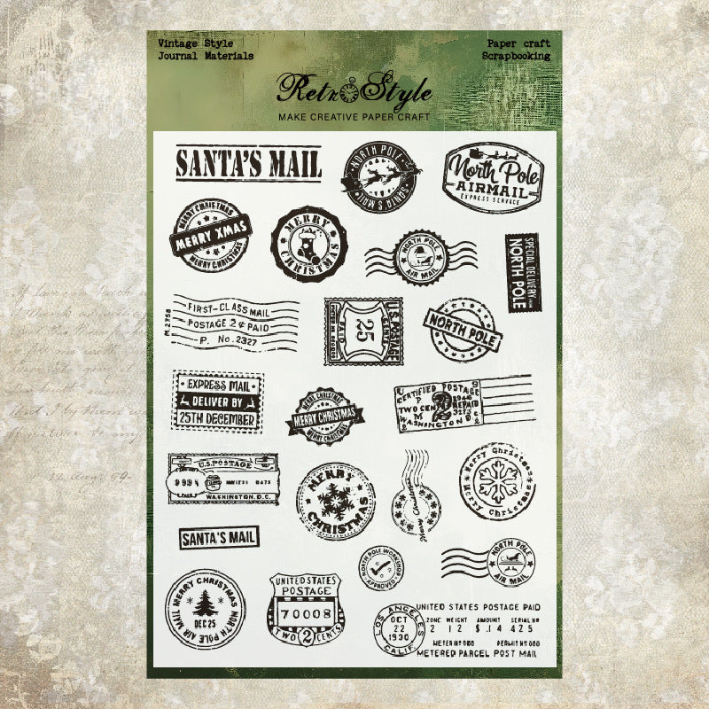 1pc halloween x-mas clear stamp (Z25062004)