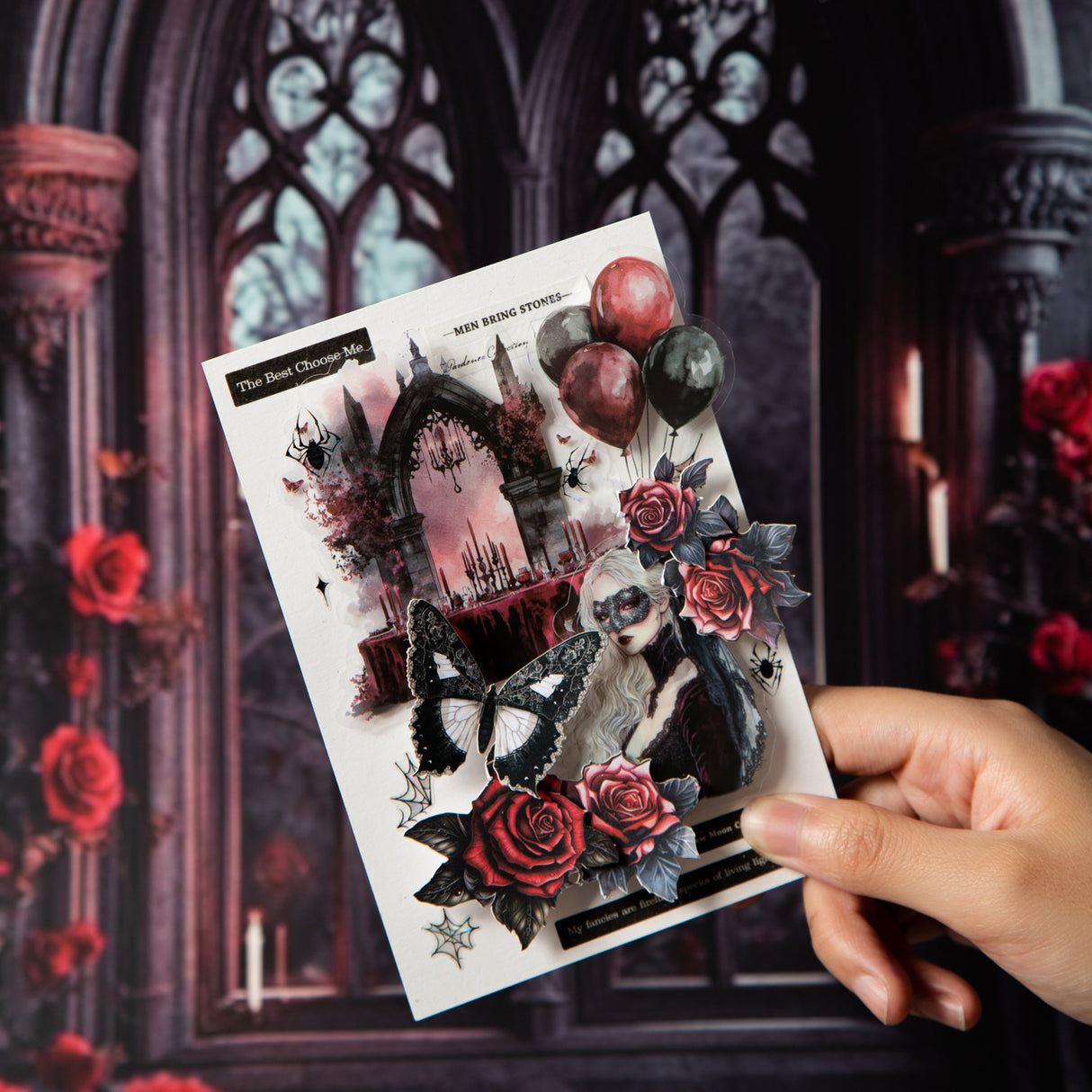 25pcs gothic sticker pack (S25051603)