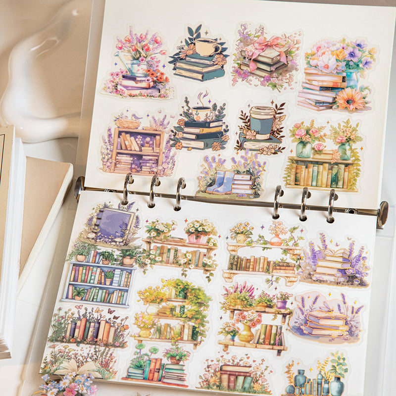 10pcs bookish journey PET- stikcer pack (S25072202)