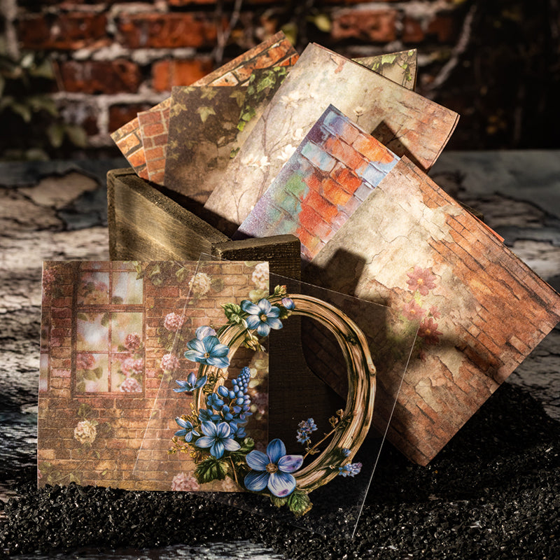 30pcs vine PET+WASHI+PAPER sticker book (TZB25062804)