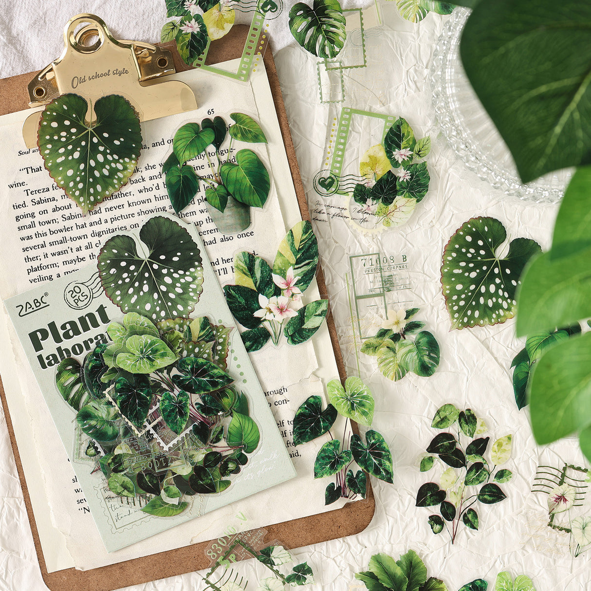 20pcs plant sticker pack (S25110608)