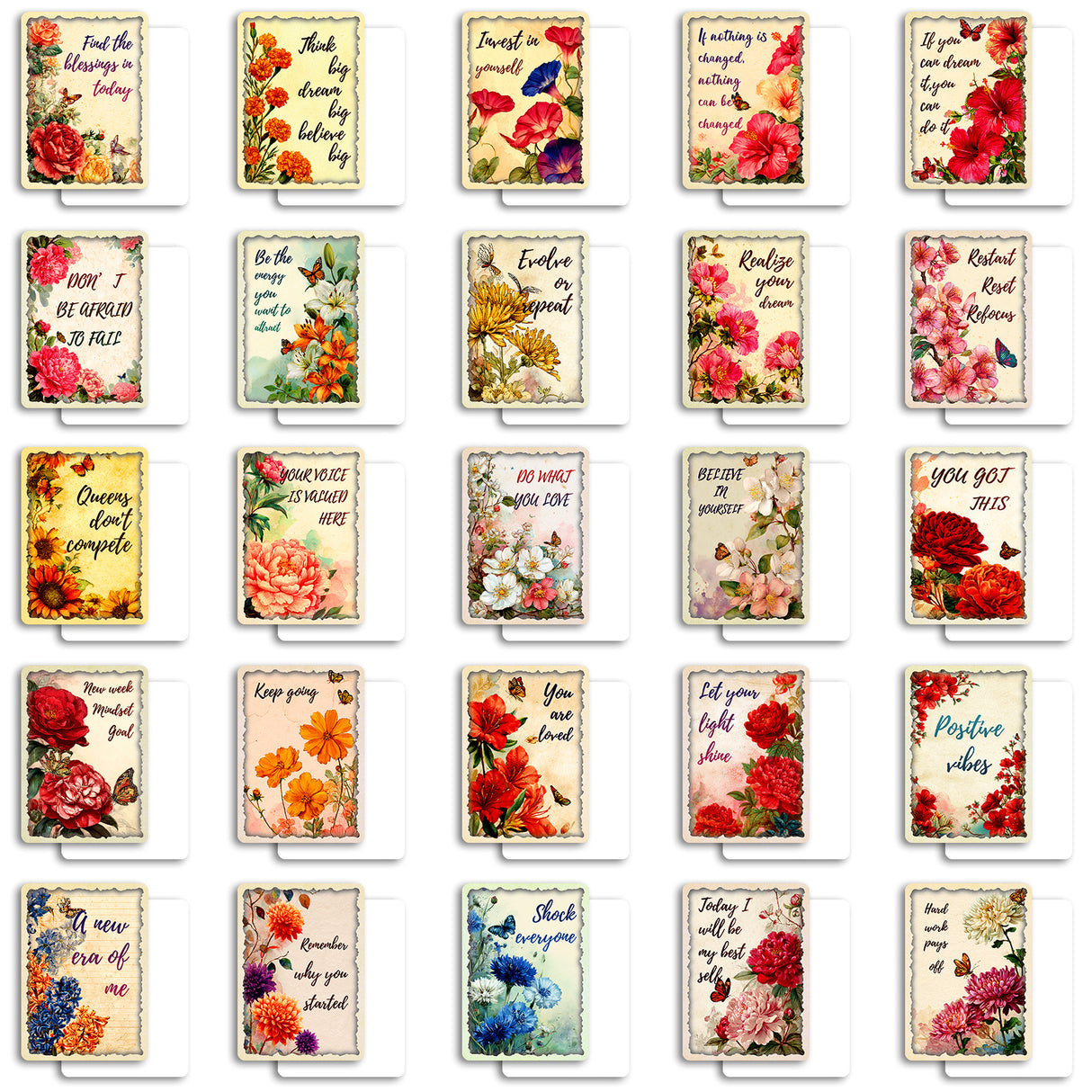 50pcs words ATC-CRAD (C25091707)