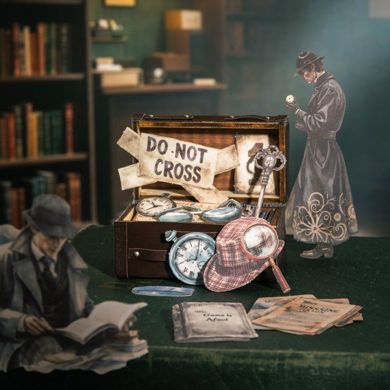 20pcs detective agency sticker pack (S25082504)