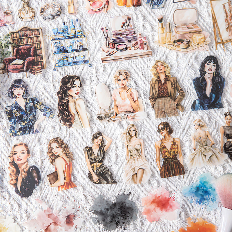 20pcs paris fashion PET sticker pack(S25072203)