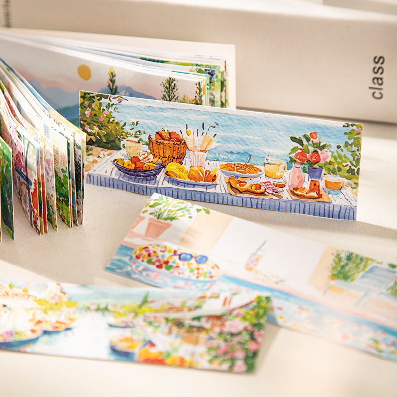 24pcs season view sticker book (TZB26031801)