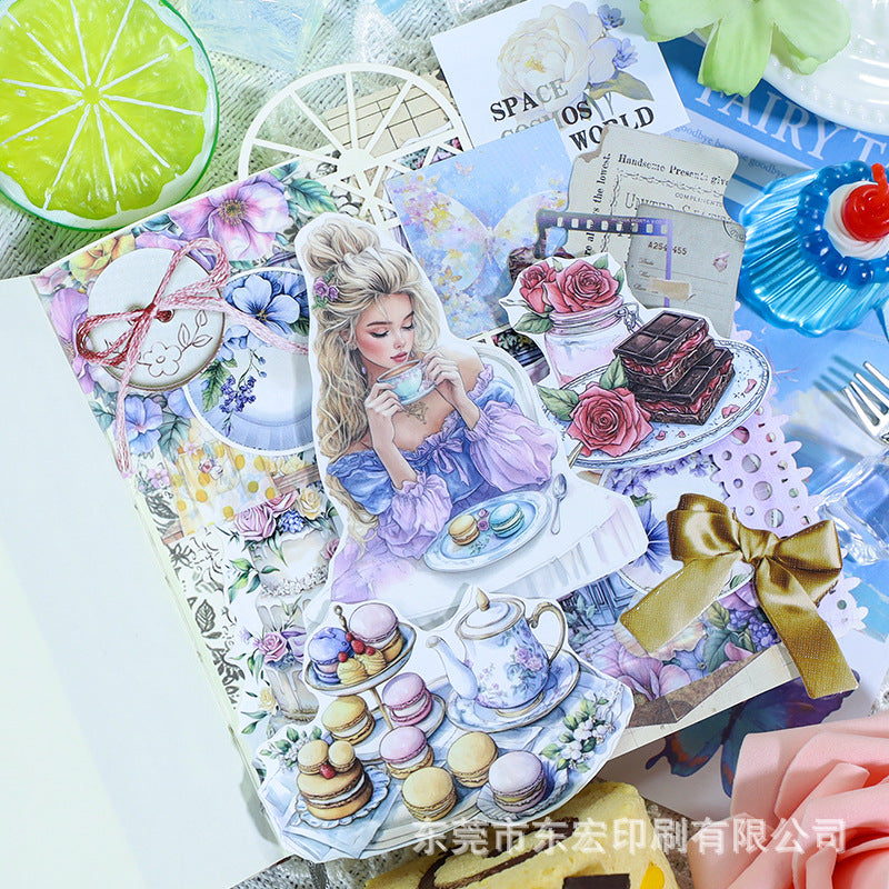 20sheets CHARACTER pre-cut sticker book (TZB25052414)