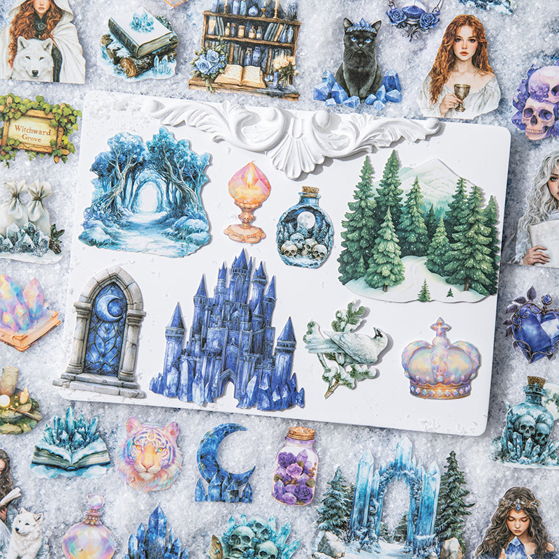 25pcs magical winter sticker pack (S25110613)
