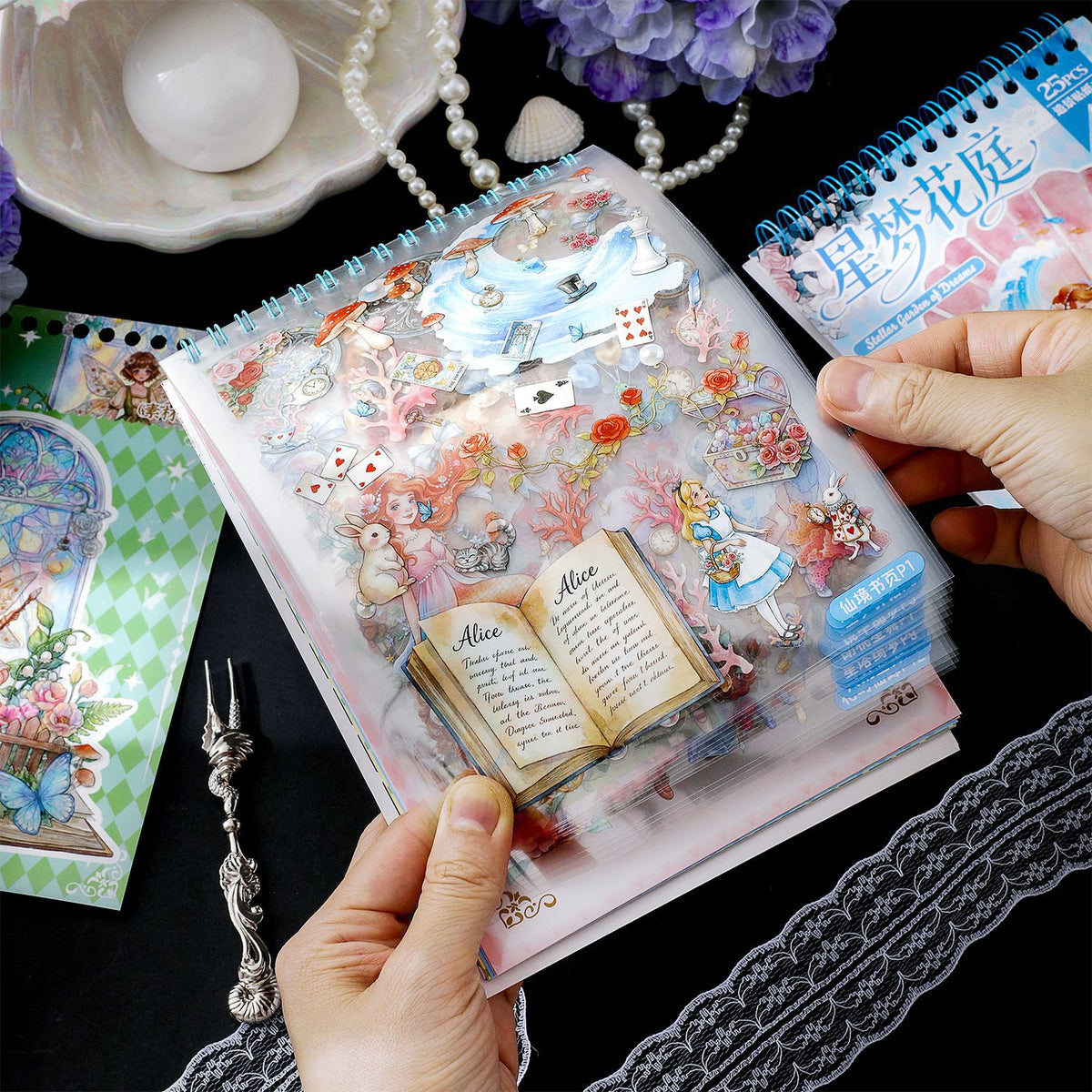 Scenes sticker book 25pcs
