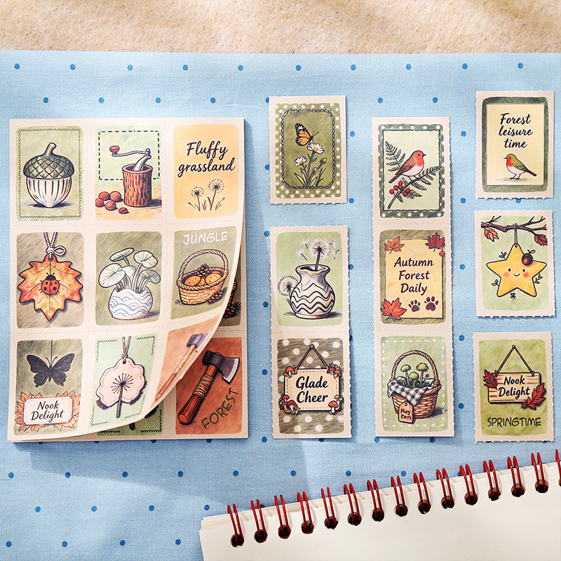 20sheets cute dailylife pre-cut sticker book(TZB26060304)