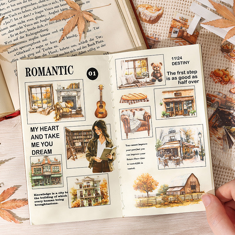 100pcs season sticker box (S25042308)