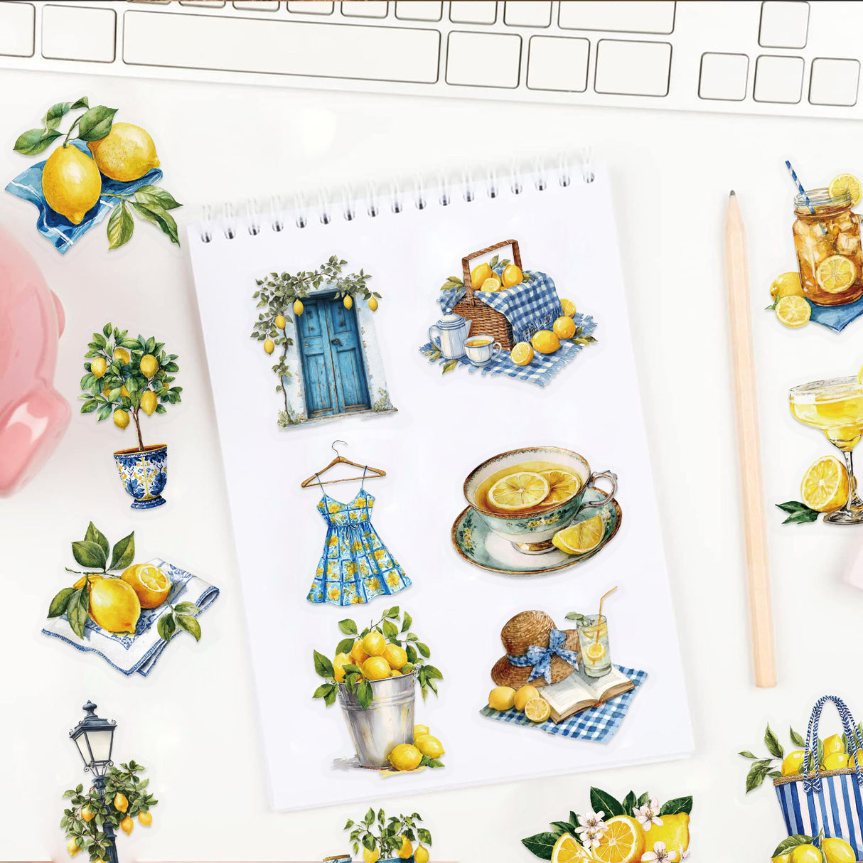 50pcs lemon sticker pack(S26060312)
