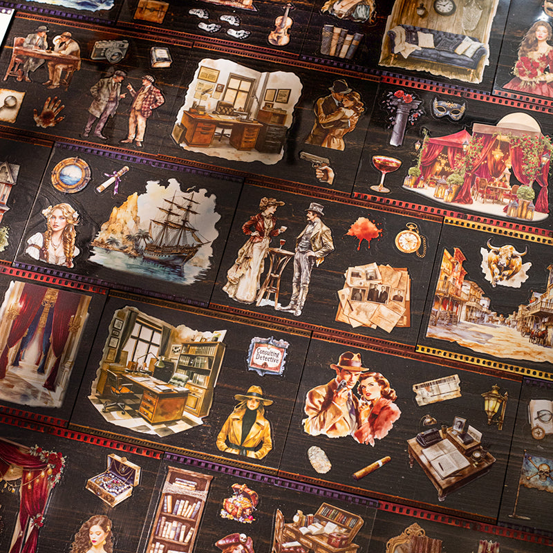 20sheets theater pre-cut sticker book (TZB26040705)