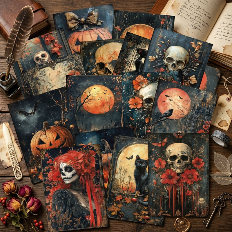 16pcs dark gothic paper pack(P26053007)