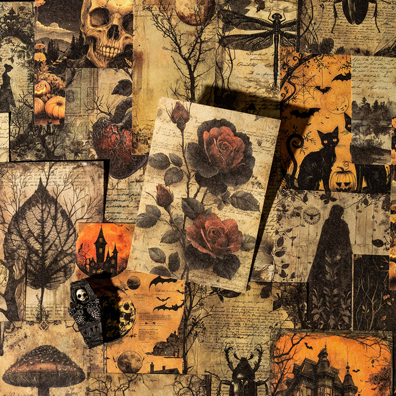 60pcs Halloween sticker+paper pack (S25072002)