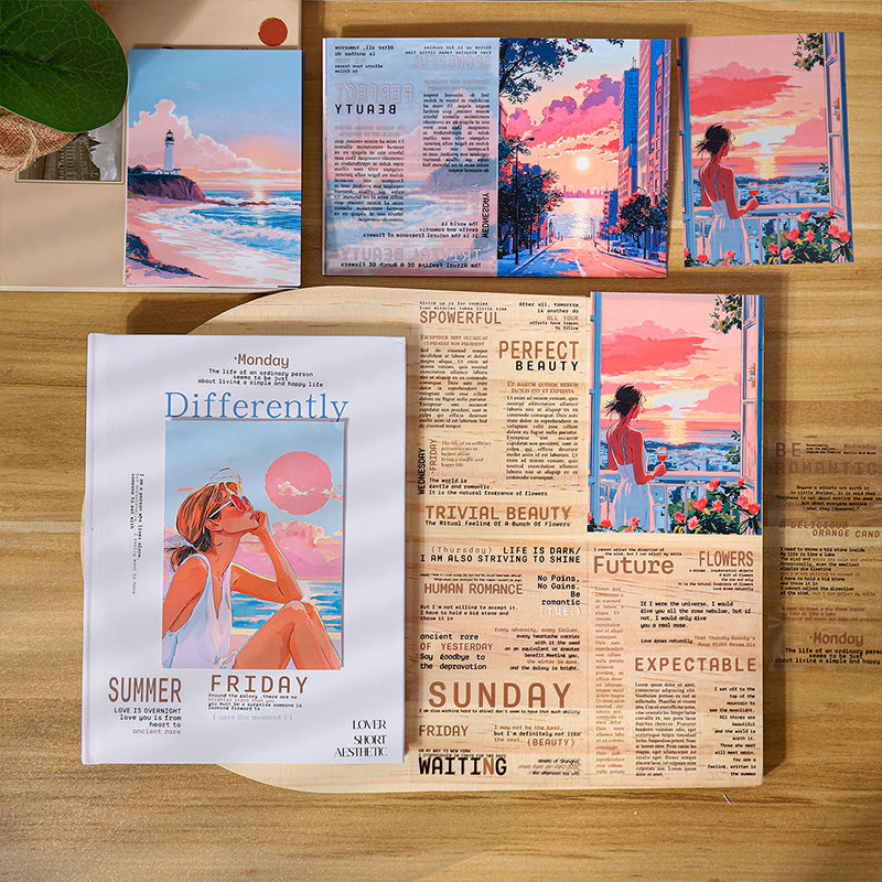 20pcs travel dream PET- sticker book (TZB25061704)