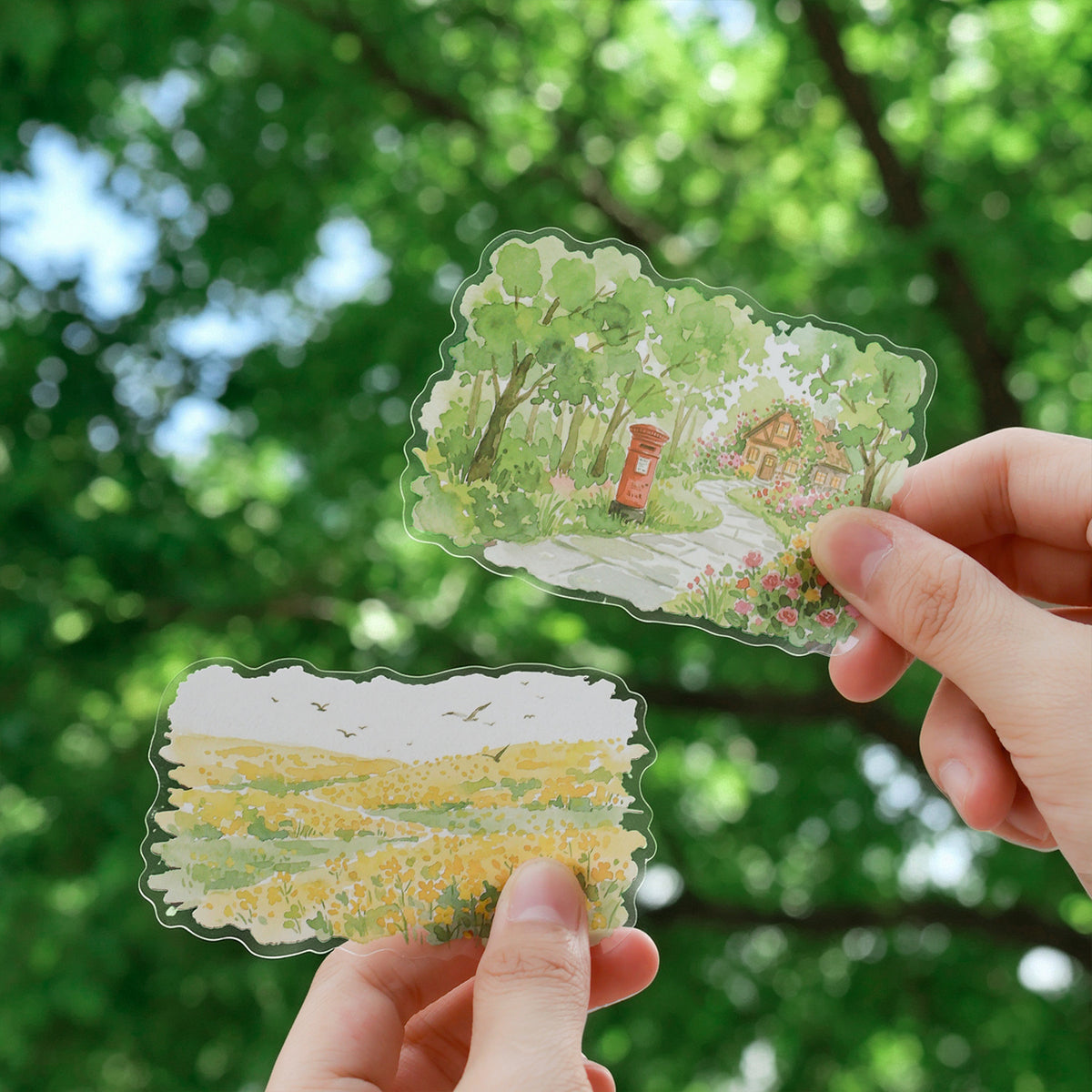 Season landscape sticker 20pcs