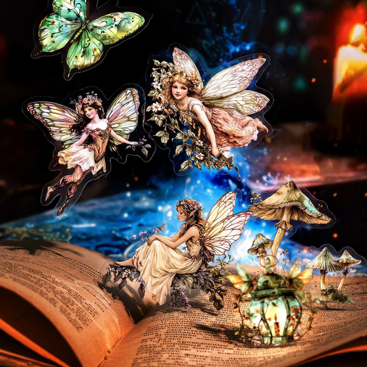 40PCS fairy sticker pack (S25112301)