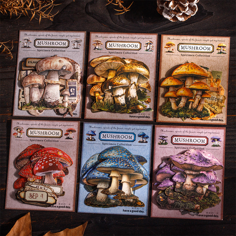 25pcs mushroom sticker pack (S25110604)