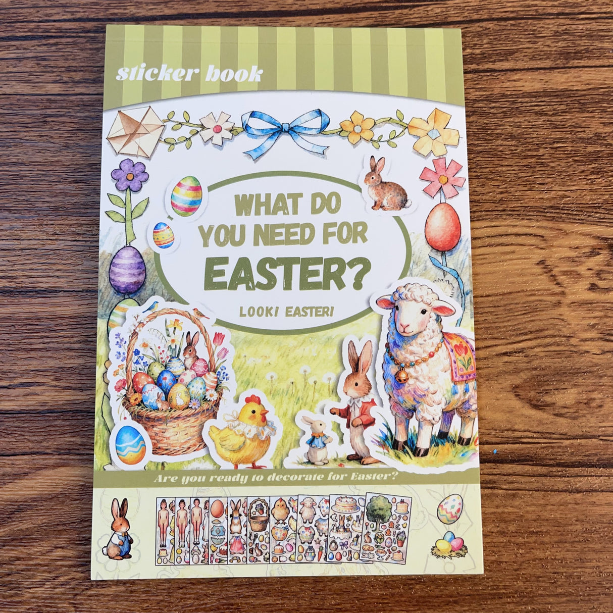 Easter sticker book(TZB26020401)
