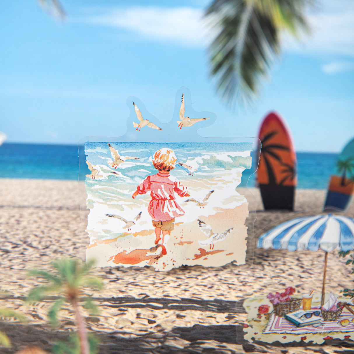 20pcs holiday style sticker pack (S25070405)