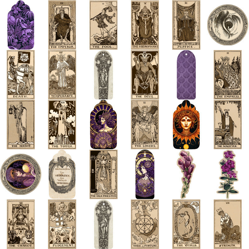 38pcs divination sticker+paper pack(P26061702)
