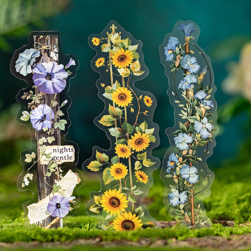 15pcs flower sticker pack (S26041504)