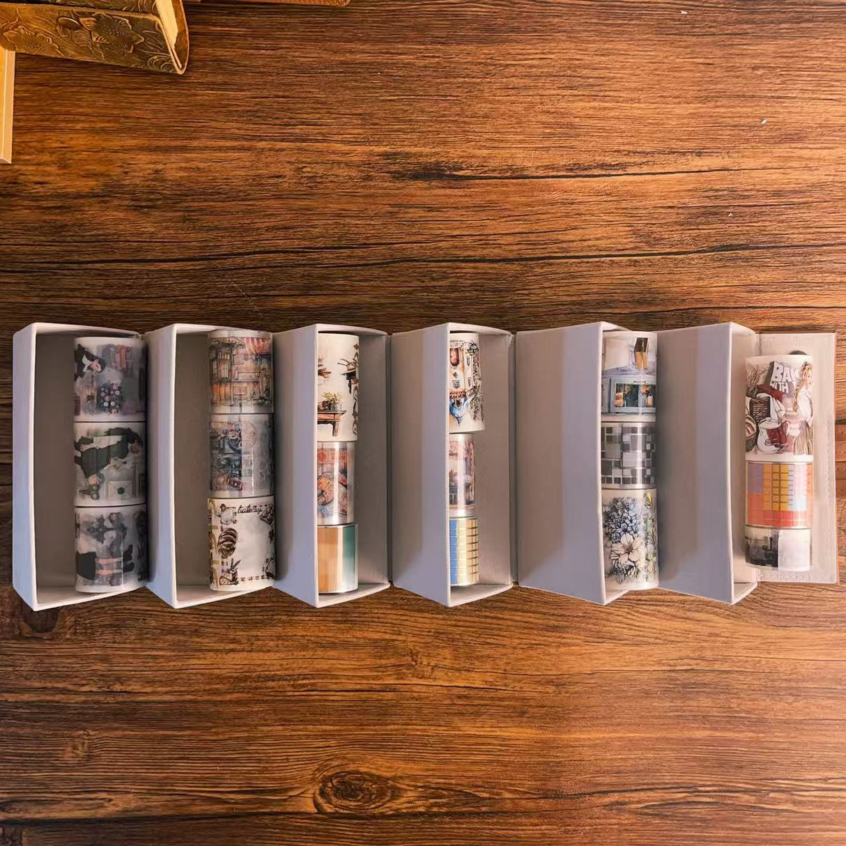 foldable storage box+tapes bundle(A260419)