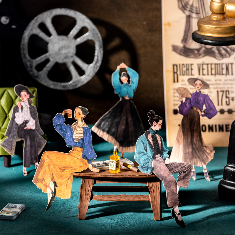 20pcs fashion girl sticker pack (S25082505)