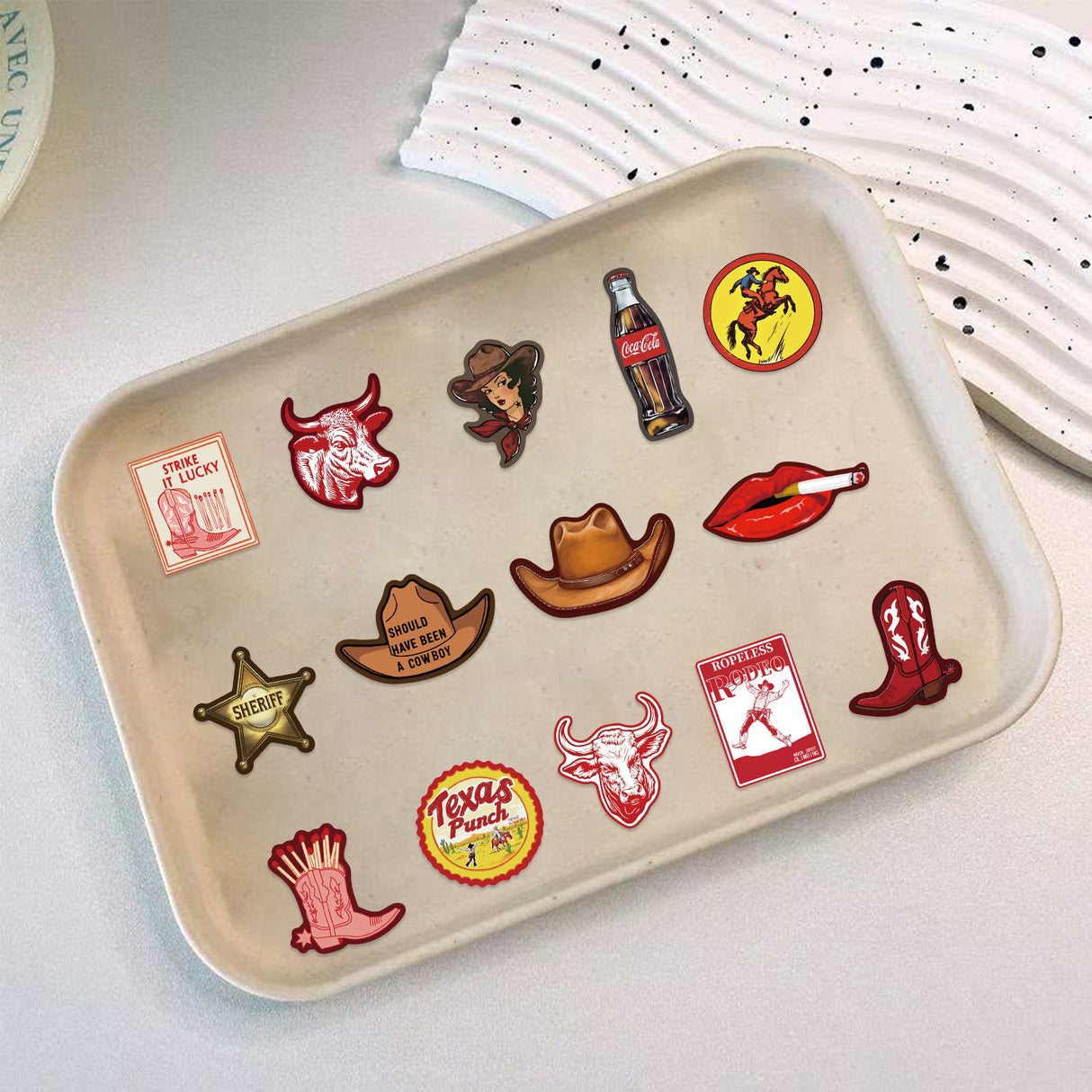 50pcs west cowboy sticker pack (S25081105)