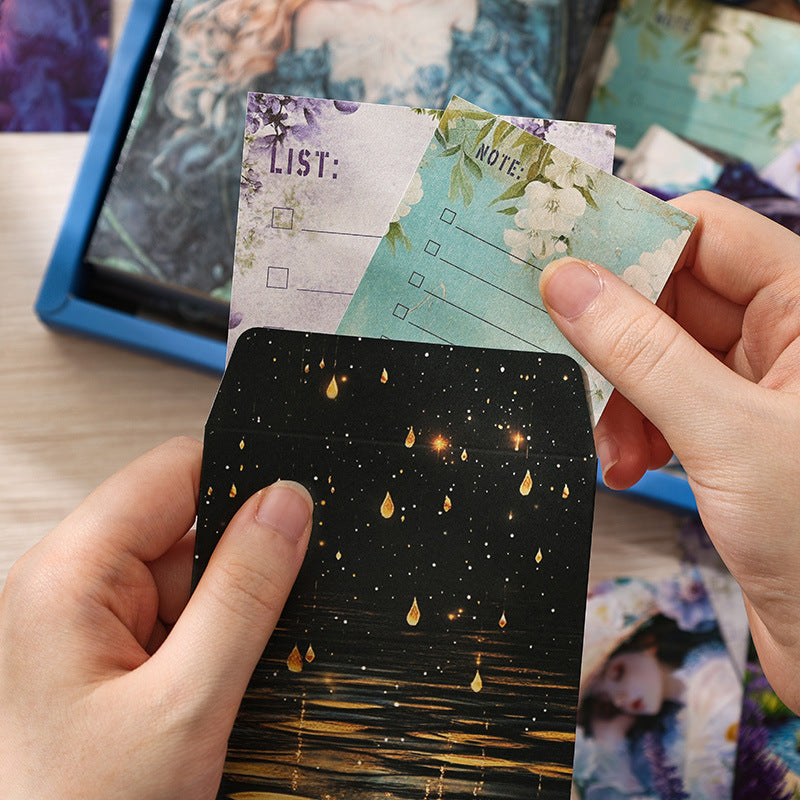 124pcs journal+sticker+paper+tape set (J25041903)