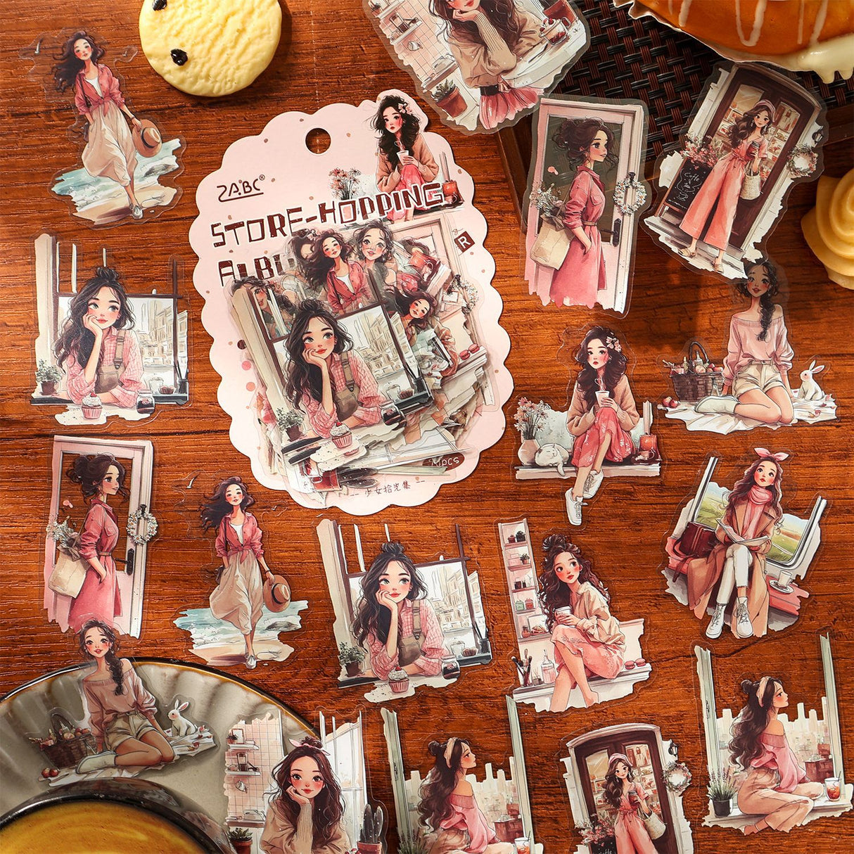20pcs daily girls sticker pack(S26041701)