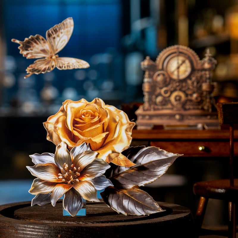 20pcs vintage metal collection sticker pack (S25081802)