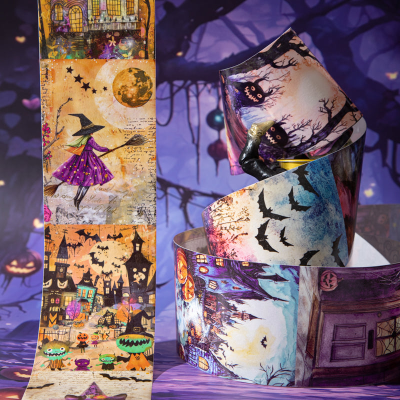 1 roll Halloween town wide washi-tape (T25081908)