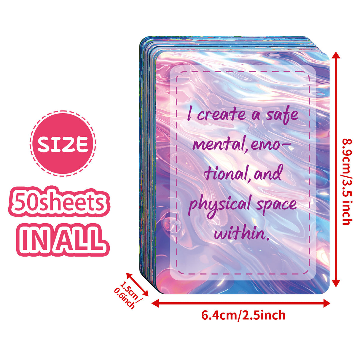 50pcs words ATC card (C25082502)
