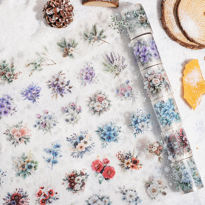 1 roll snow flowers tape (T25110610)