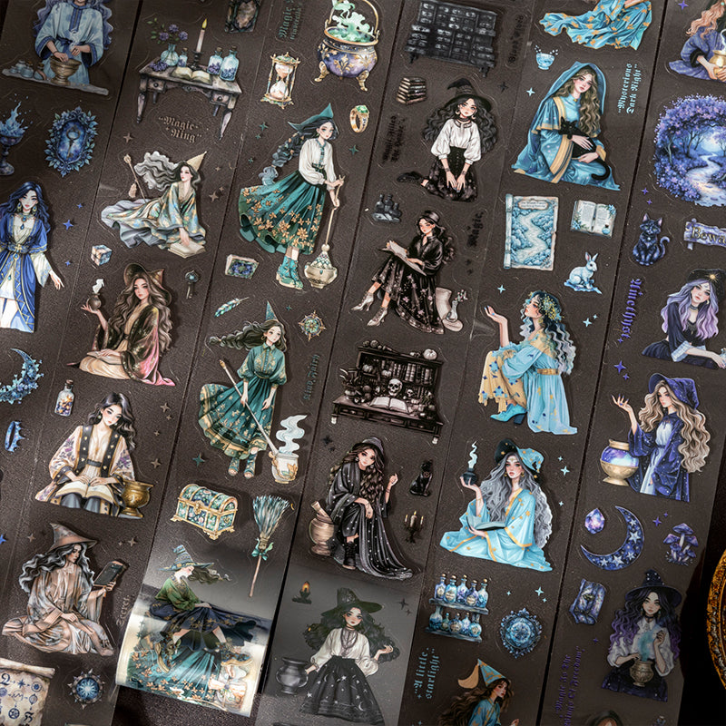 1 roll magic and witch pre-cut PET-tape (T25072804)