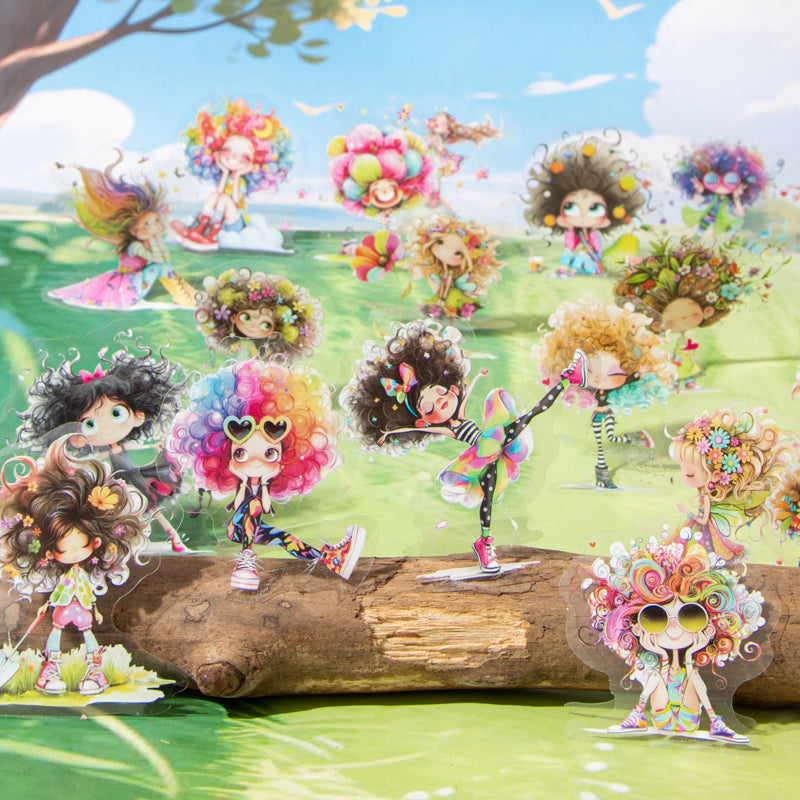 25pcs cute sweetheart daydream PET-sticker pack (S25072205)