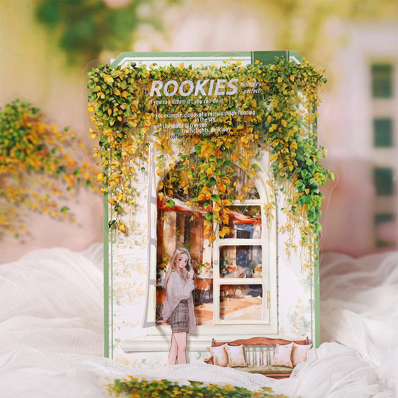 10pcs flower workshop sticker pack (S25070207)