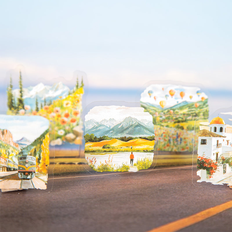 50pcs street scene sticker pack (S25081202)