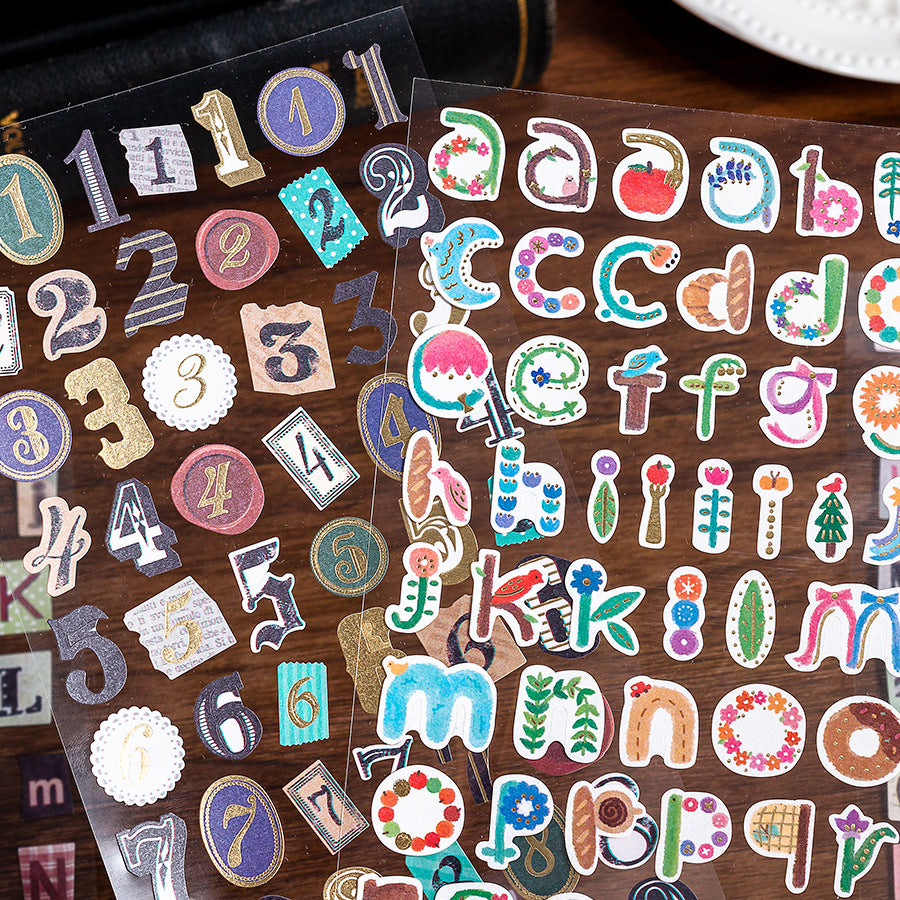6sheets words sticker pack(S26051403)